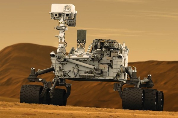 Le robot Curiosity fait route vers l’exploration du mont Sharp